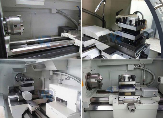 Ck6150-1000 ফ্ল্যাট বেড সিএনসি টার্ন মেশিন 4 স্টেশন টাওয়ার 1