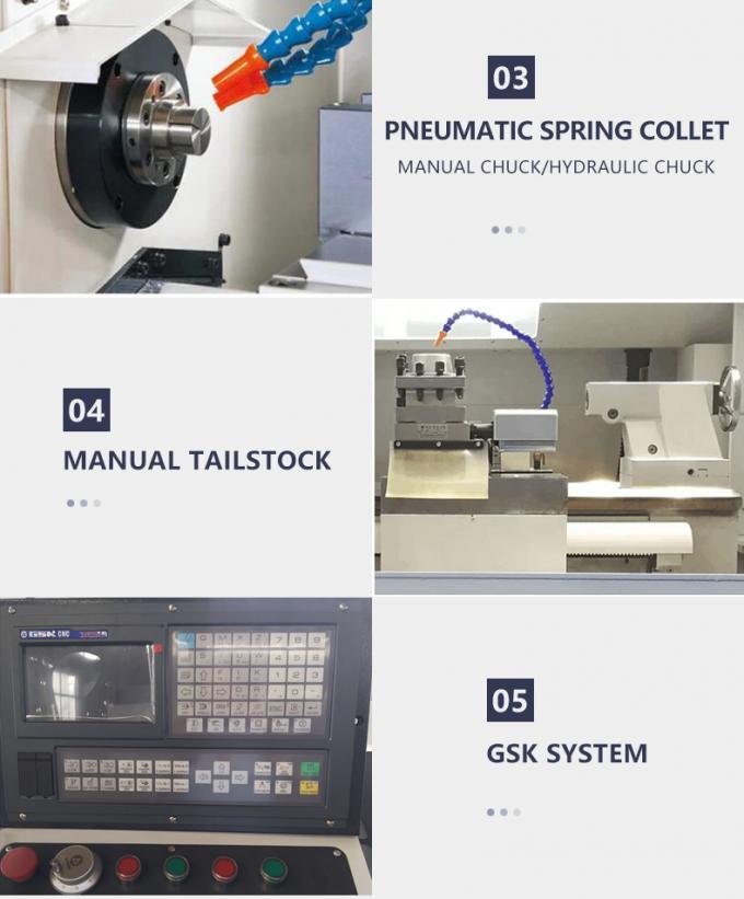 CK0640 লেদ কাটিং ভার্টিক্যাল CNC মেশিন স্বয়ংক্রিয় ফ্ল্যাট বেড অনুভূমিক 2