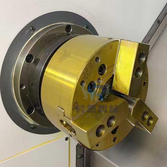 ডাবল স্পিন্ডেল স্ল্যান্ট বেড অটোমেটিক সিএনসি লেদ টিসিকে56ওয়াই উইথ সাব স্পিন্ডেল ড্রাইভ সিএনসি লেদ টার্নিং 3