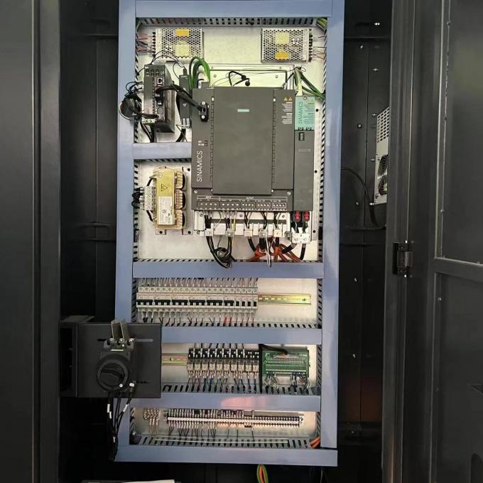 ডাবল স্পিন্ডেল স্ল্যান্ট বেড অটোমেটিক সিএনসি লেদ টিসিকে56ওয়াই উইথ সাব স্পিন্ডেল ড্রাইভ সিএনসি লেদ টার্নিং 6