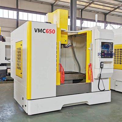 কাস্টম 4 অক্ষ VMC650 CNC উল্লম্ব মেশিন কেন্দ্র 1000x400