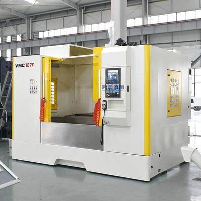 3 অক্ষ CNC ভার্টিক্যাল মিলিং মেশিন সেন্টার VMC1270 স্পিন্ডেল সহ 1300×650