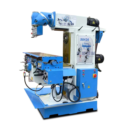 উল্লম্ব মিলিং 750w জন্য শিল্প ইউনিভার্সাল হেড উল্লম্ব বেড মিল মেশিন