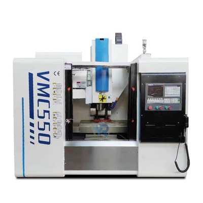 উচ্চ নির্ভুলতা সাদা ধাতু অংশ VMC CNC মিলিং মেশিন VMC550 600x450mm