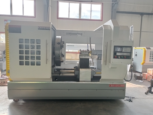 CKNC61125 স্টেইনলেস স্টীল CNC লেদ মেশিন মেটাল পার্ট মেকিং মেশিন