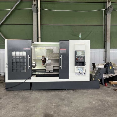 Max Swing Over Bed Dia mm Φ560 Flat Bed CNC Lathe Machine for Coolant Capacity L150 (কুলিং ক্যাপাসিটি L150 এর জন্য সিএনসি টার্ন মেশিন)