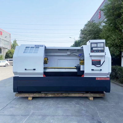 7.5kw পাওয়ার CK6150/1000mm ধাতু স্বয়ংক্রিয় সিএনসি টার্ন মেশিন জন্য শিল্প Us
