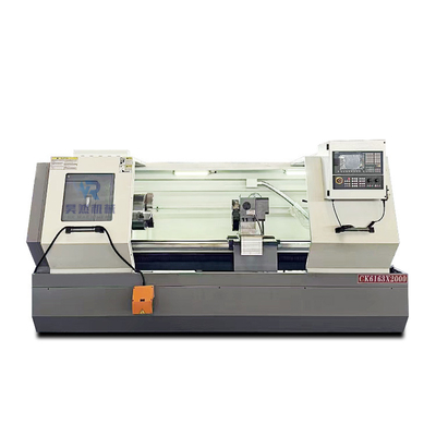 380V Ck6163 105mm স্পিন্ডল ড্রোর সহ অনুভূমিক স্বয়ংক্রিয় সিএনসি টার্ন মেশিন