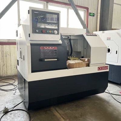 CK0640 লেদ কাটিং ভার্টিক্যাল CNC মেশিন স্বয়ংক্রিয় ফ্ল্যাট বেড অনুভূমিক